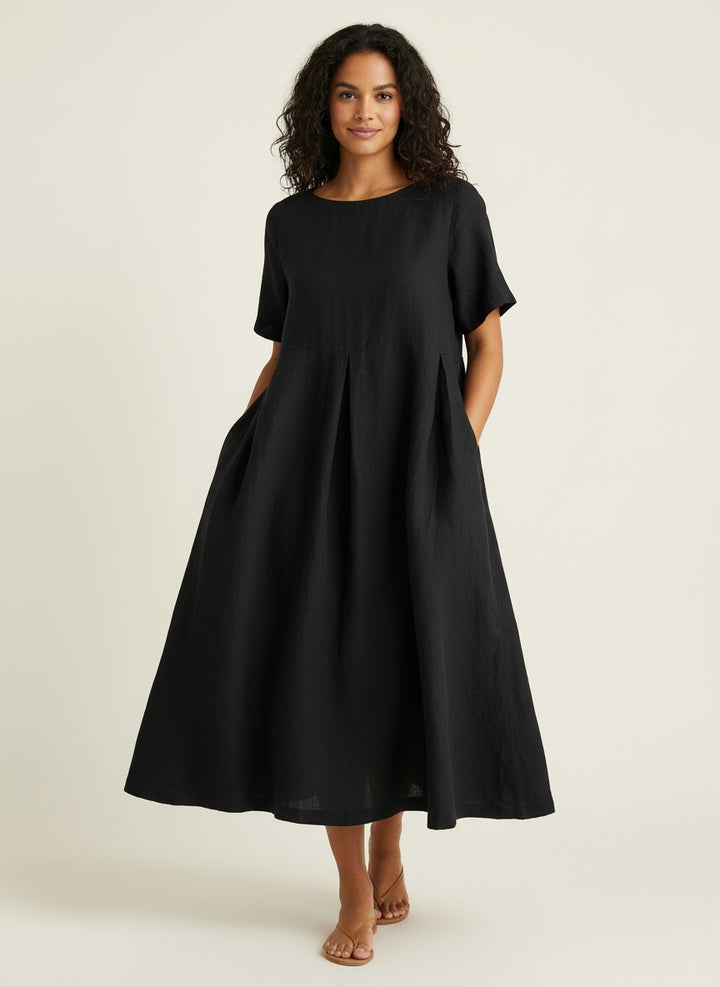 Ellie - Elegant Tummy Covering Maxi Dress