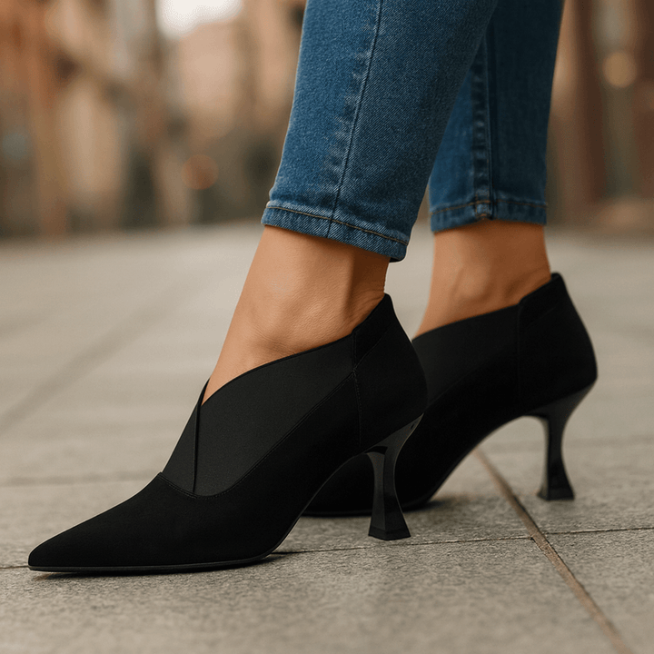 Elina Suede Heels