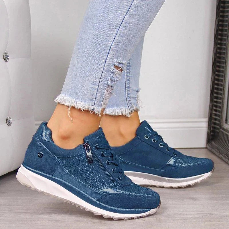 Darlene – Zip-Up Orthopedic Sneakers