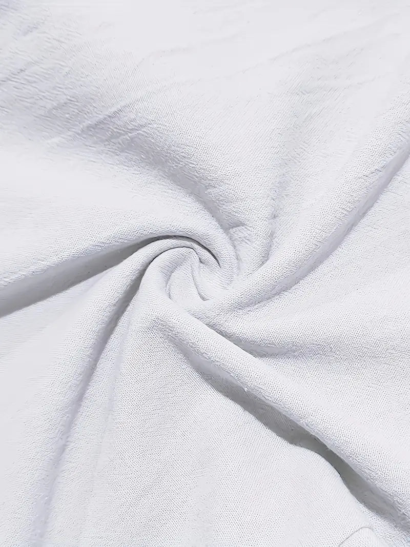 Rovello | WIDE LINEN PANTS WITH DRAWSTRING