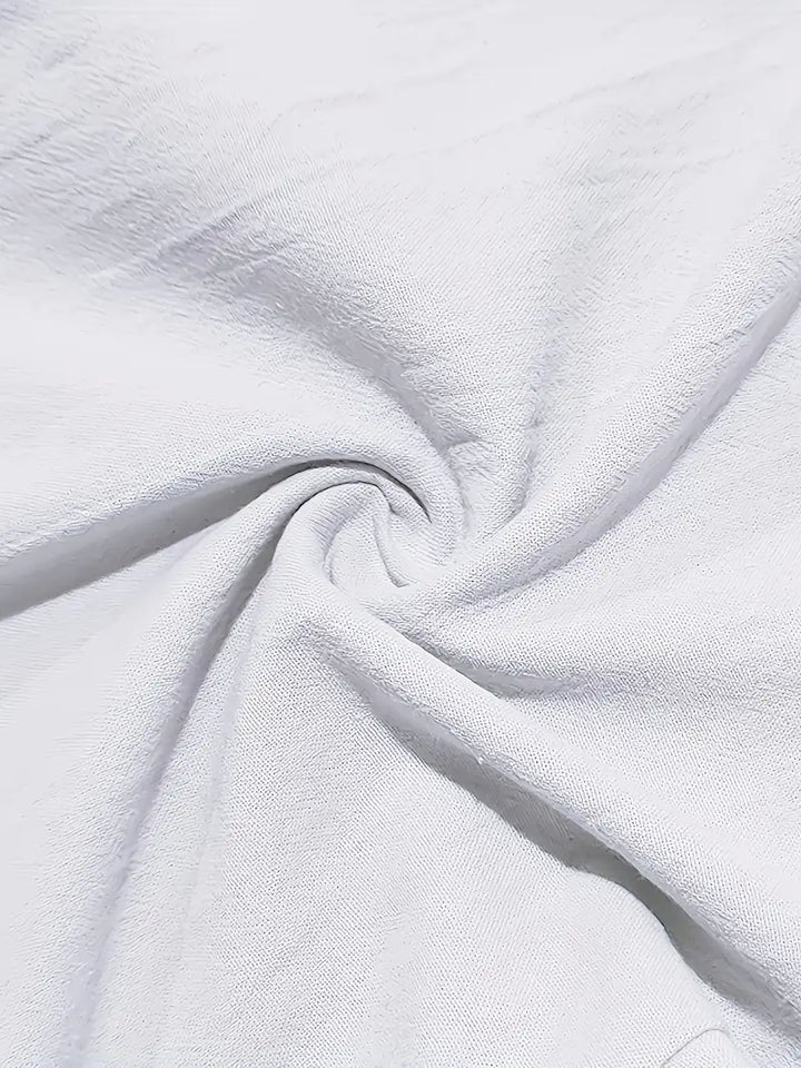 Rovello | WIDE LINEN PANTS WITH DRAWSTRING