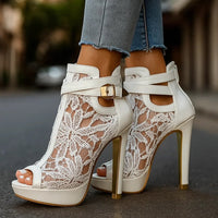 Cressia Lace Heels