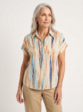 Niva | Casual Small Stripes Print Top