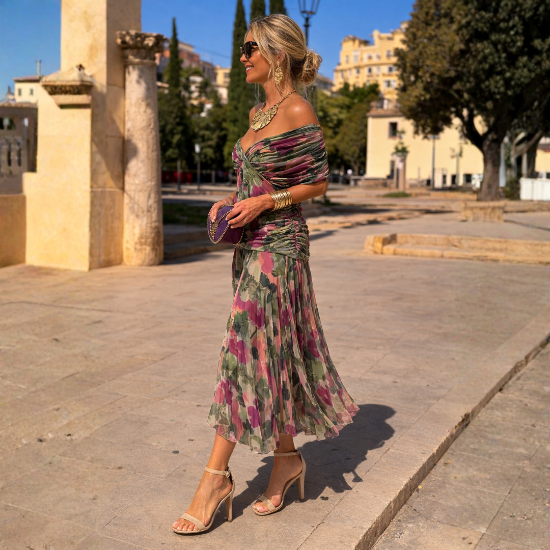 Aurelia - Off-Shoulder Maxi Dress