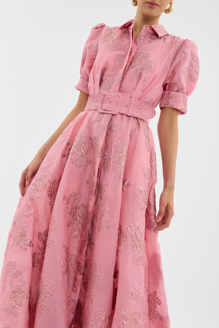 Ondine - Short Dress with Balloon Sleeves