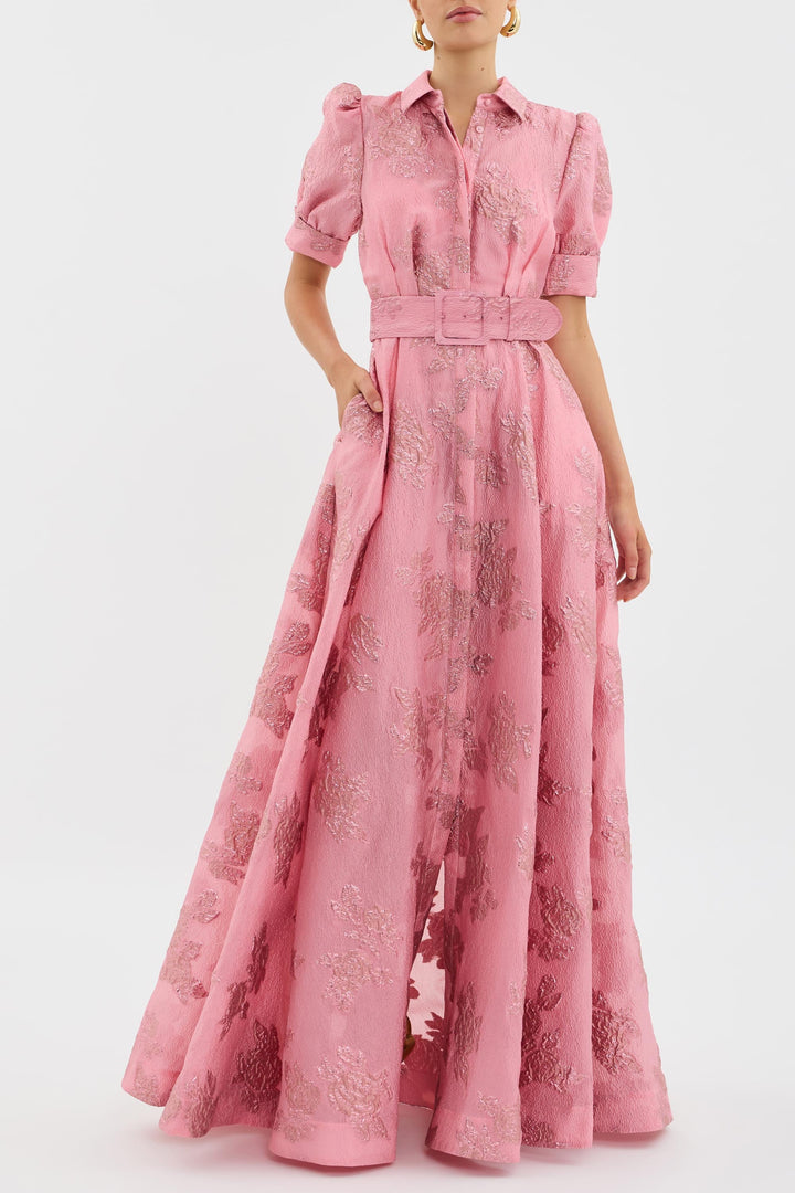 Ondine - Short Dress with Balloon Sleeves