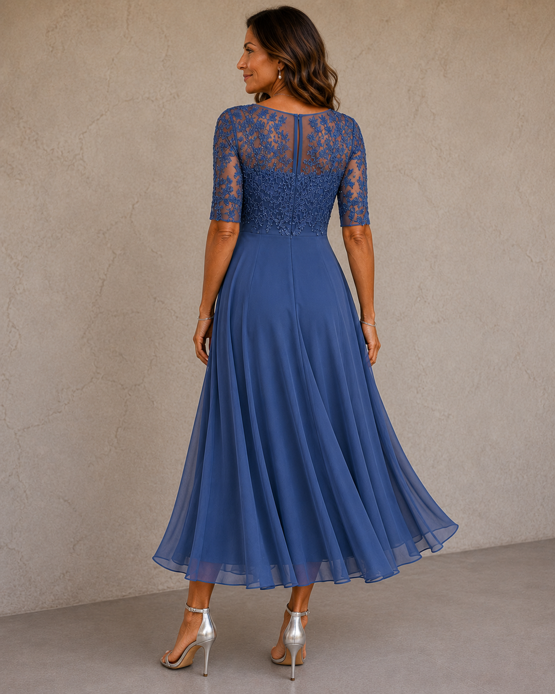 Eleonora - Lace & Chiffon Dress