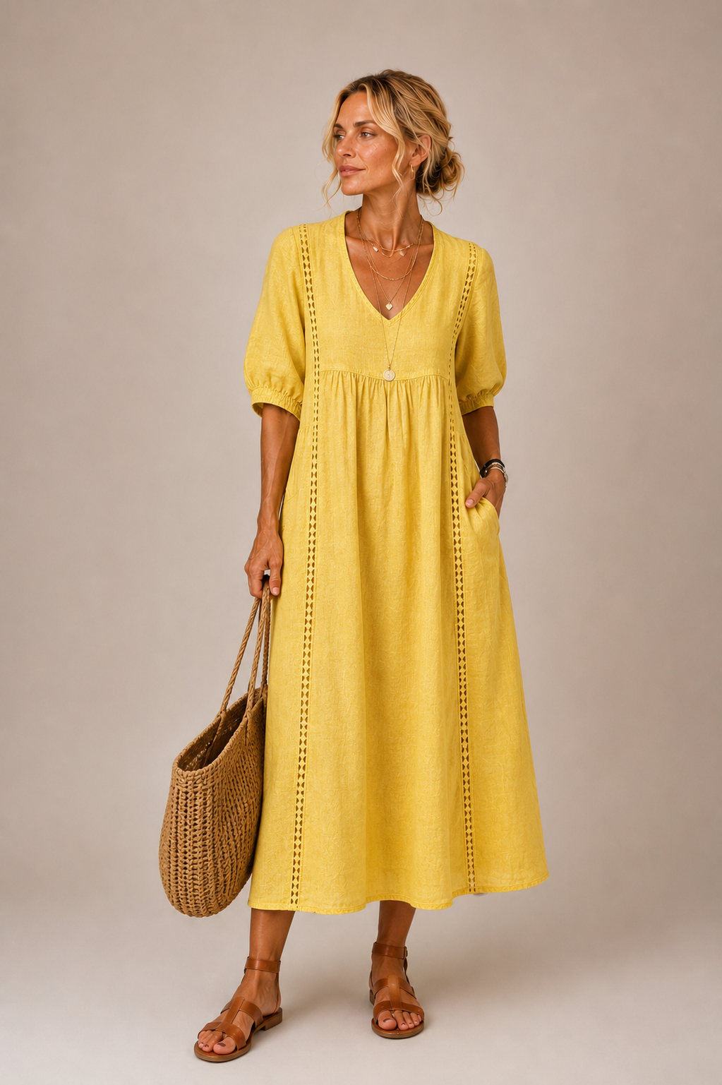 Solea - Summer Midi Dress
