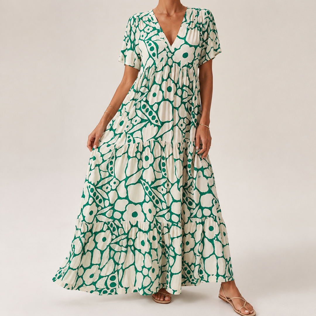Arabella - Elegant Bohemian Maxi Dress