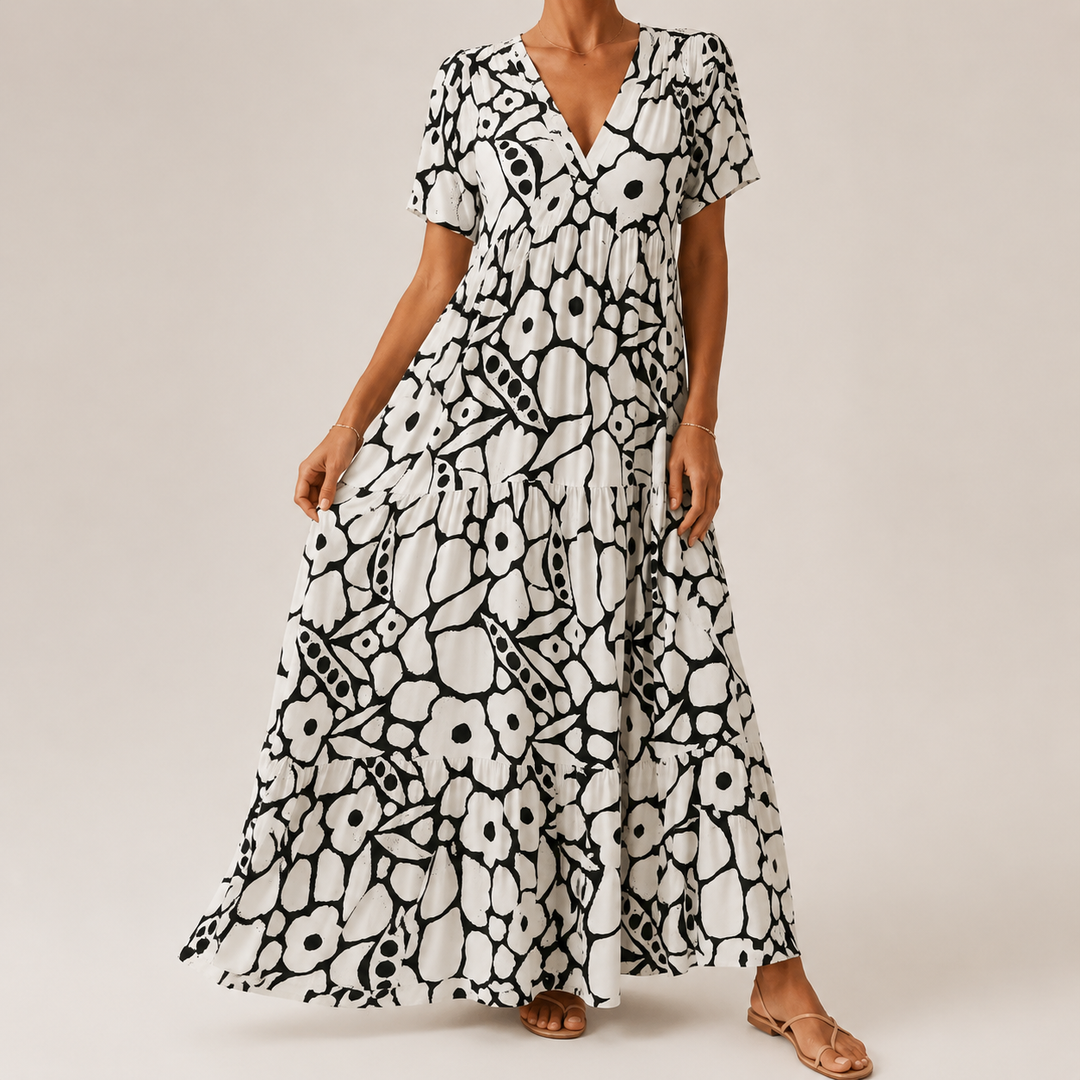 Arabella - Elegant Bohemian Maxi Dress