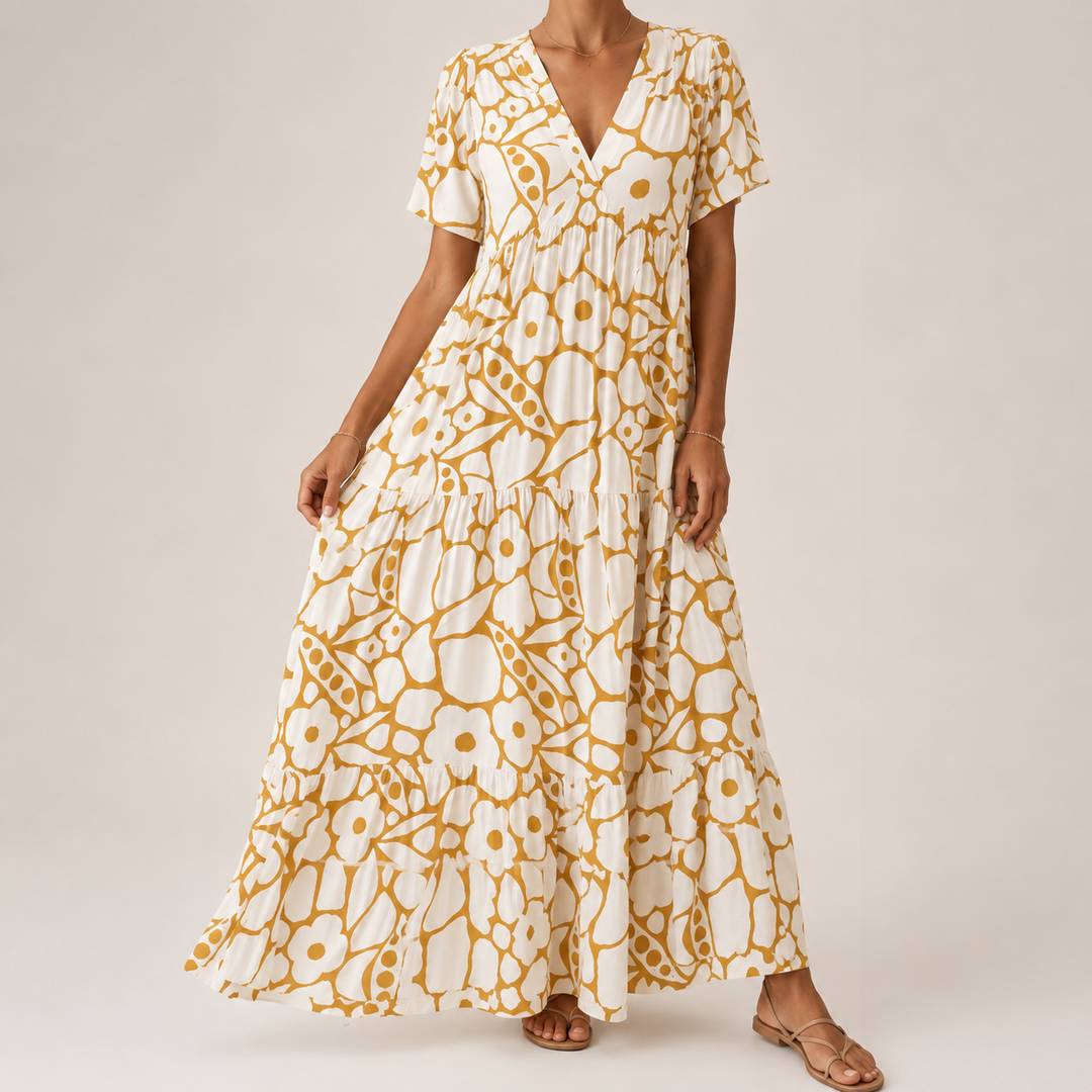 Arabella - Elegant Bohemian Maxi Dress
