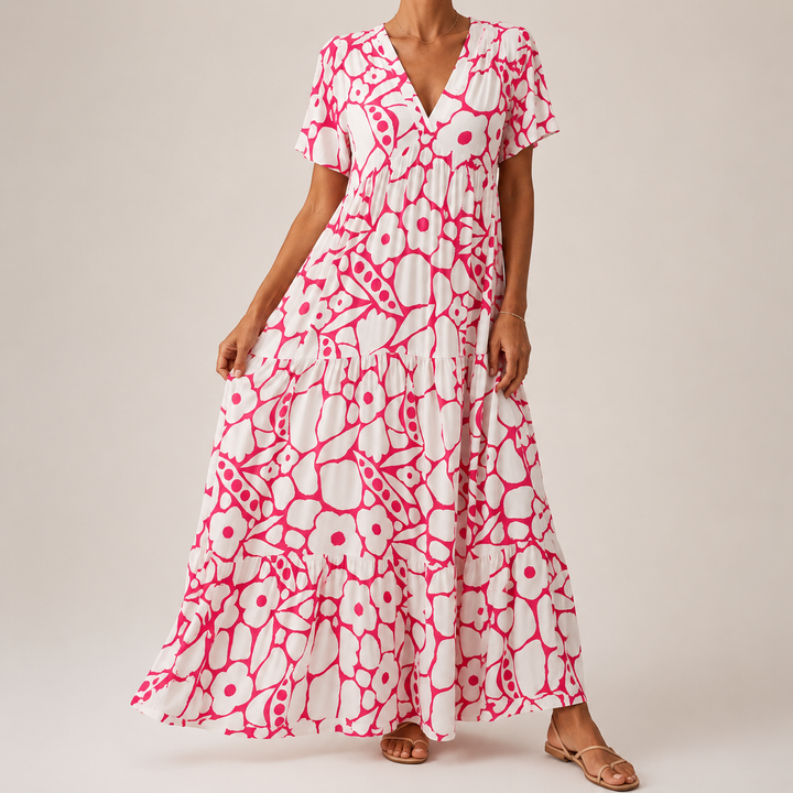 Arabella - Elegant Bohemian Maxi Dress