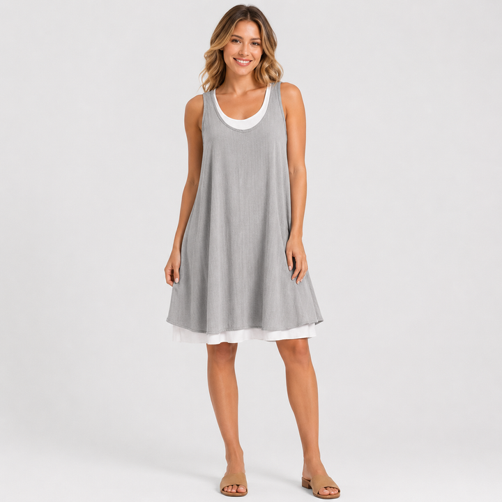 Fabienne - Relaxed Two-Piece Effect Dress