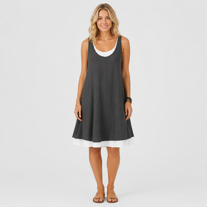 Fabienne - Relaxed Two-Piece Effect Dress