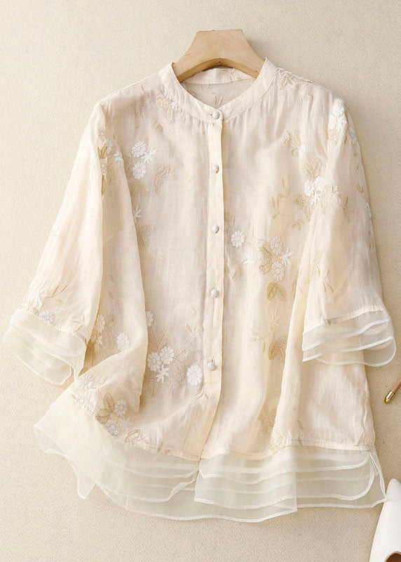 Althea Embroidered Cotton Blouse