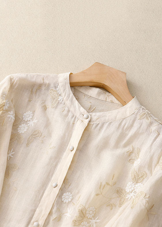 Althea Embroidered Cotton Blouse