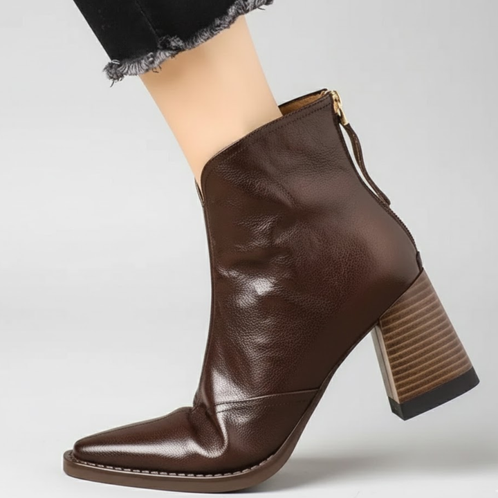 Veralie | Luxurious Ankle Boots with Mid-Height