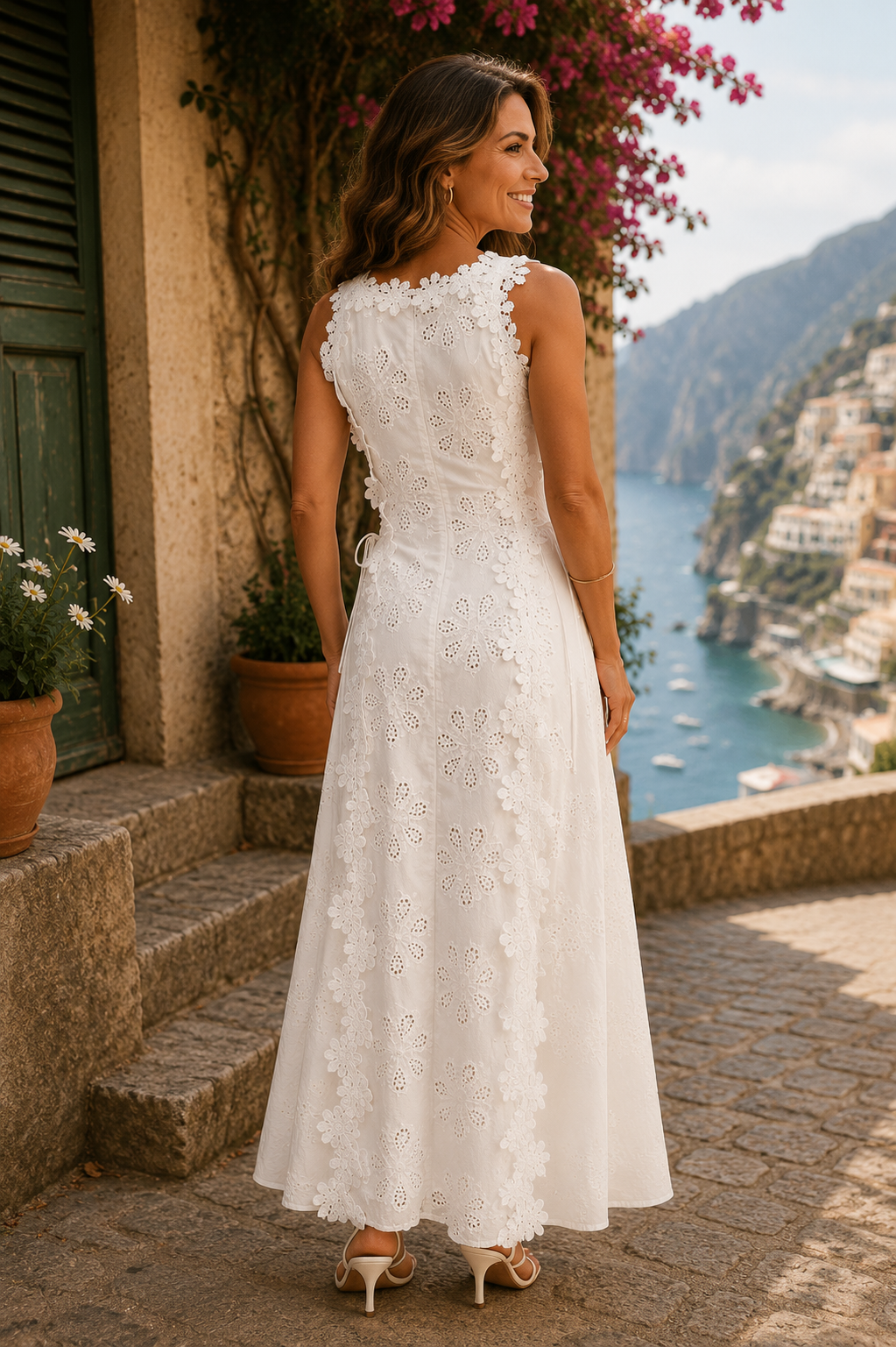 Maeve - Embroidered Maxi Dress