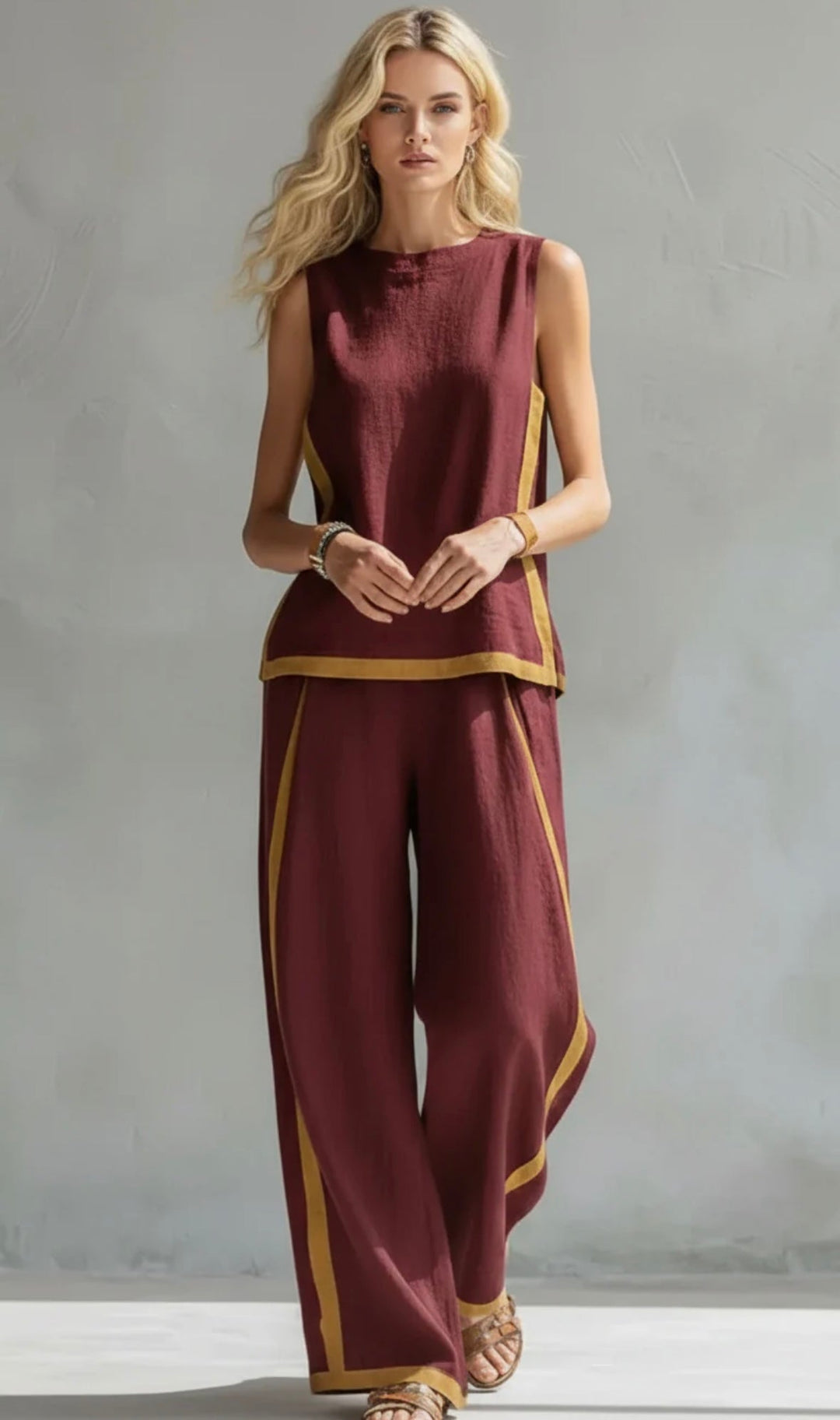 Velora | Elegant Cotton and Linen Suit