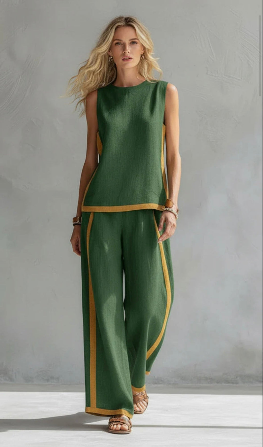 Velora | Elegant Cotton and Linen Suit