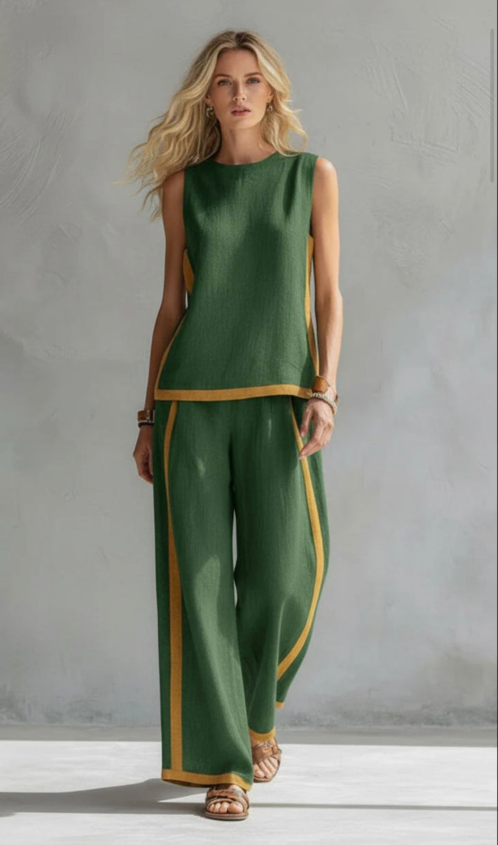 Velora | Elegant Cotton and Linen Suit