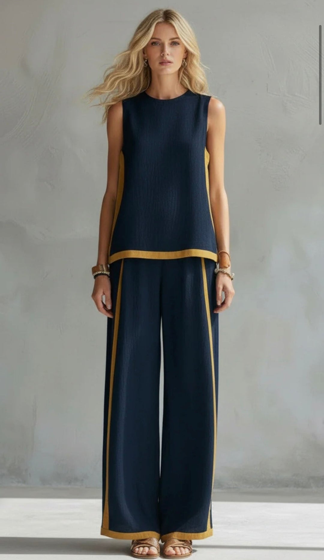 Velora | Elegant Cotton and Linen Suit