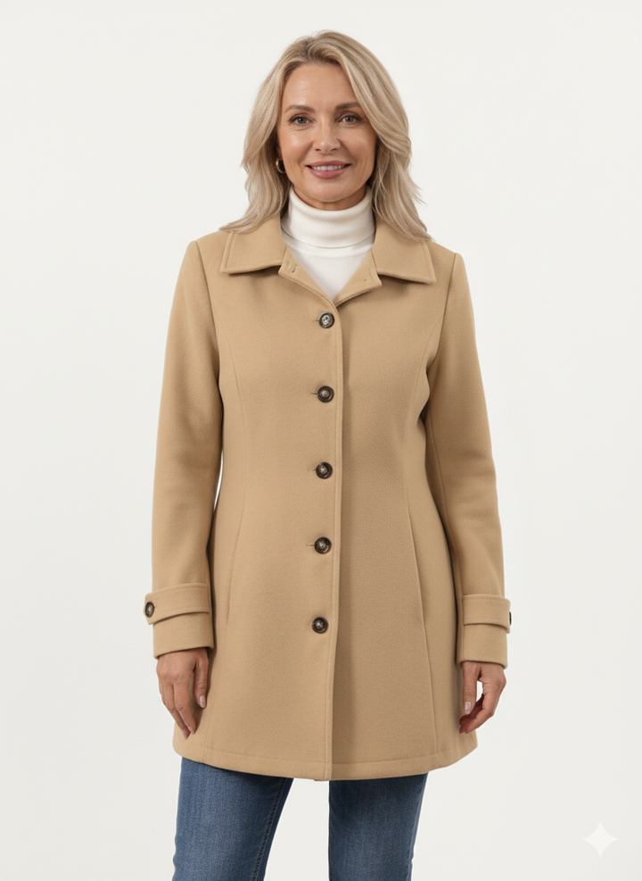 Donna™ - Half-Length Wool Coat