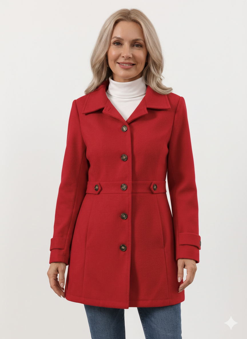 Donna™ - Half-Length Wool Coat
