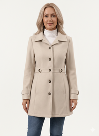 Donna™ - Half-Length Wool Coat