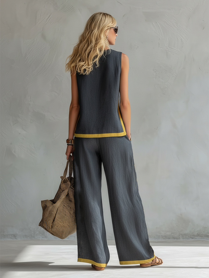Velora | Elegant Cotton and Linen Suit