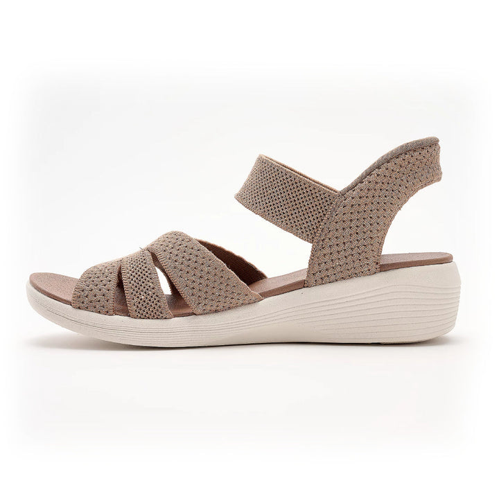 Lurexia Sequin Knit Wedge Sandals