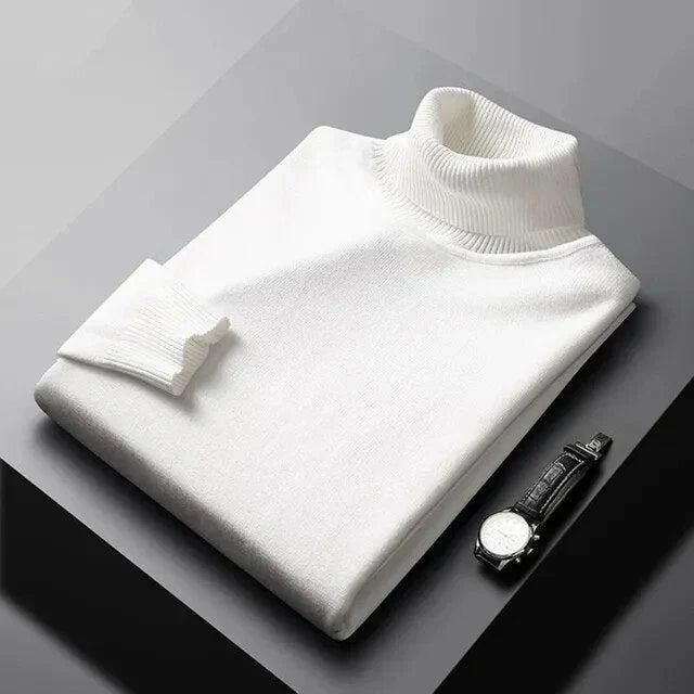 Lorenzo™ Premium Cashmere Turtleneck