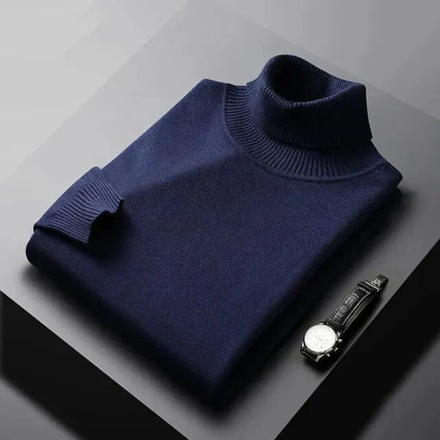 Lorenzo™ Premium Cashmere Turtleneck