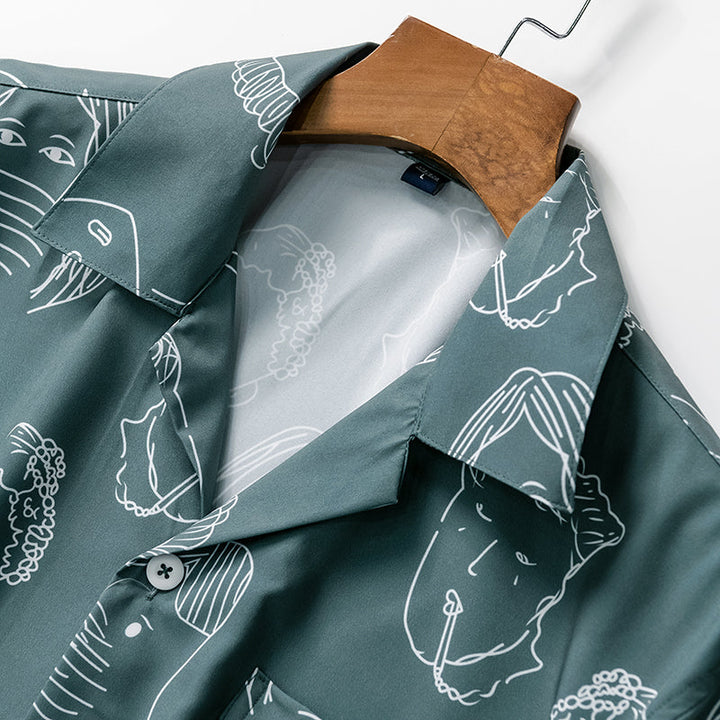 Matteo - Cuban Collar Summer Shirt