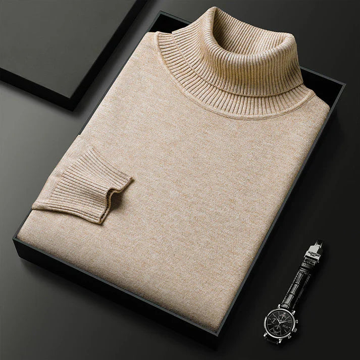 Lorenzo™ Premium Cashmere Turtleneck