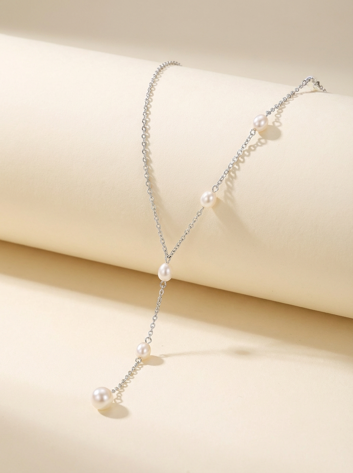 Vintage Earrings Pearl Necklace