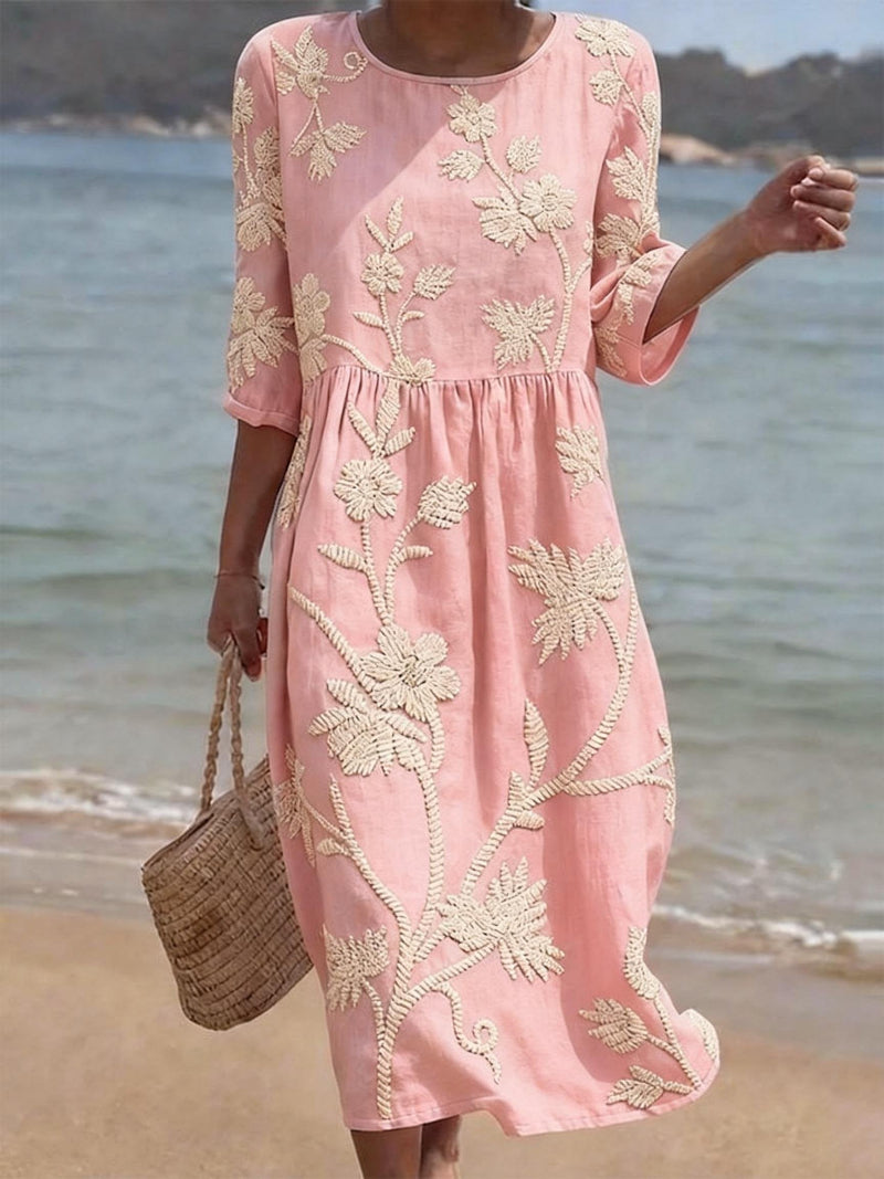 Rachel | Vintage Embroidered Dress