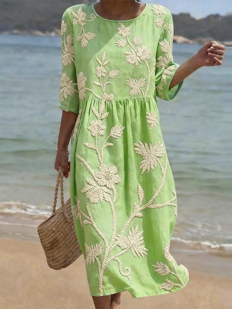 Rachel | Vintage Embroidered Dress