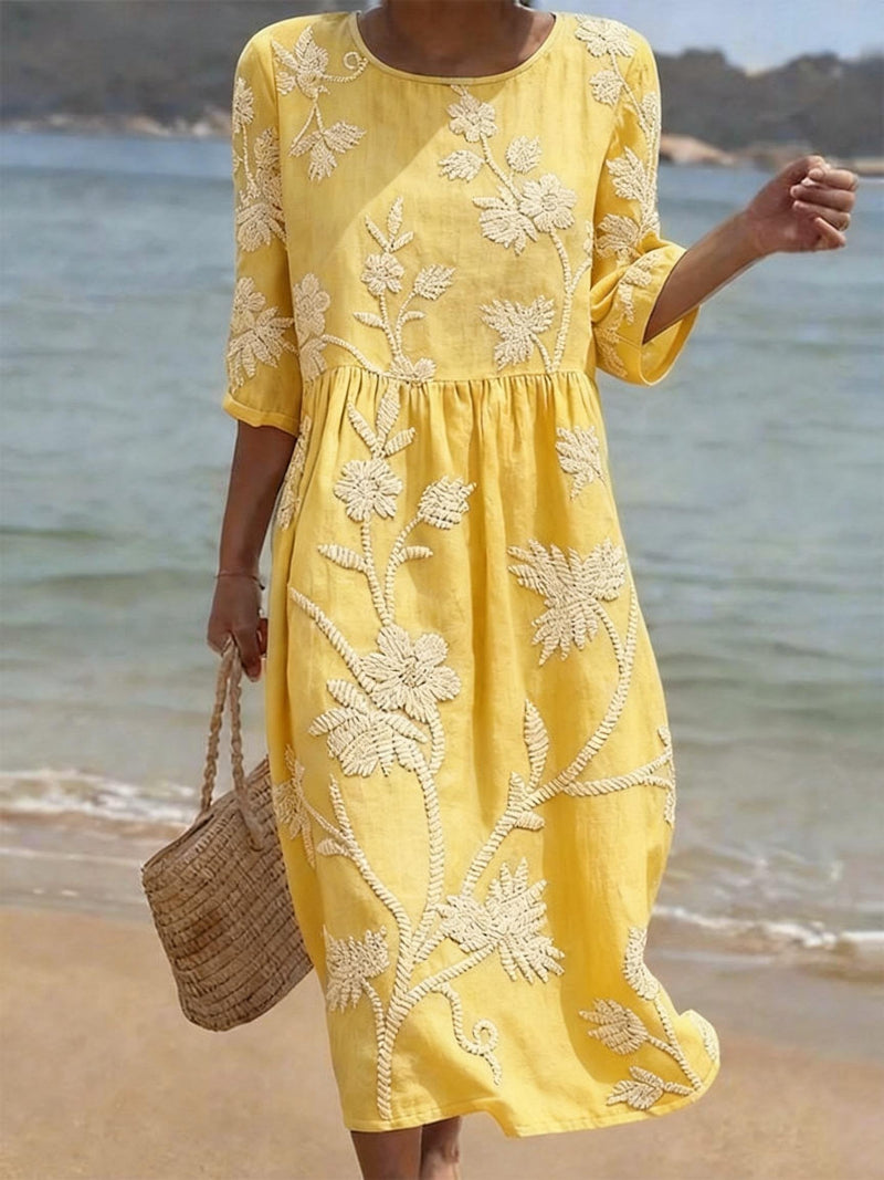 Rachel | Vintage Embroidered Dress