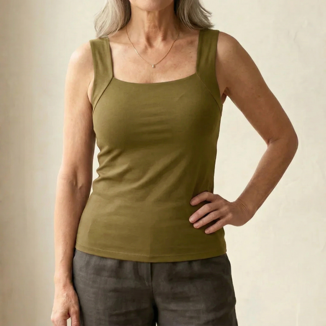 Lauren | Built-In Comfort Bra Tank Top