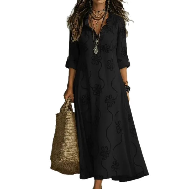 Aurevia - Long Summer Floral Dress