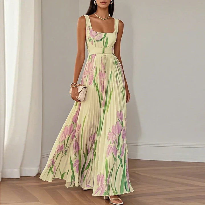Suri - Floral A-Line Maxi Dress