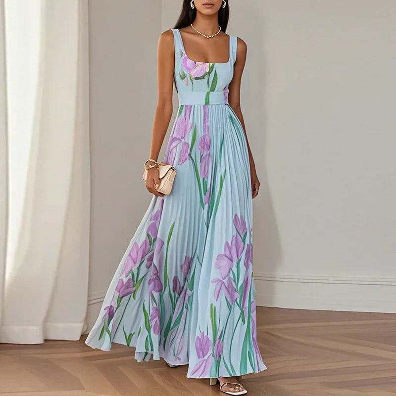 Suri - Floral A-Line Maxi Dress