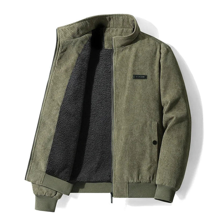 Ako | cord jacket with fleece lining