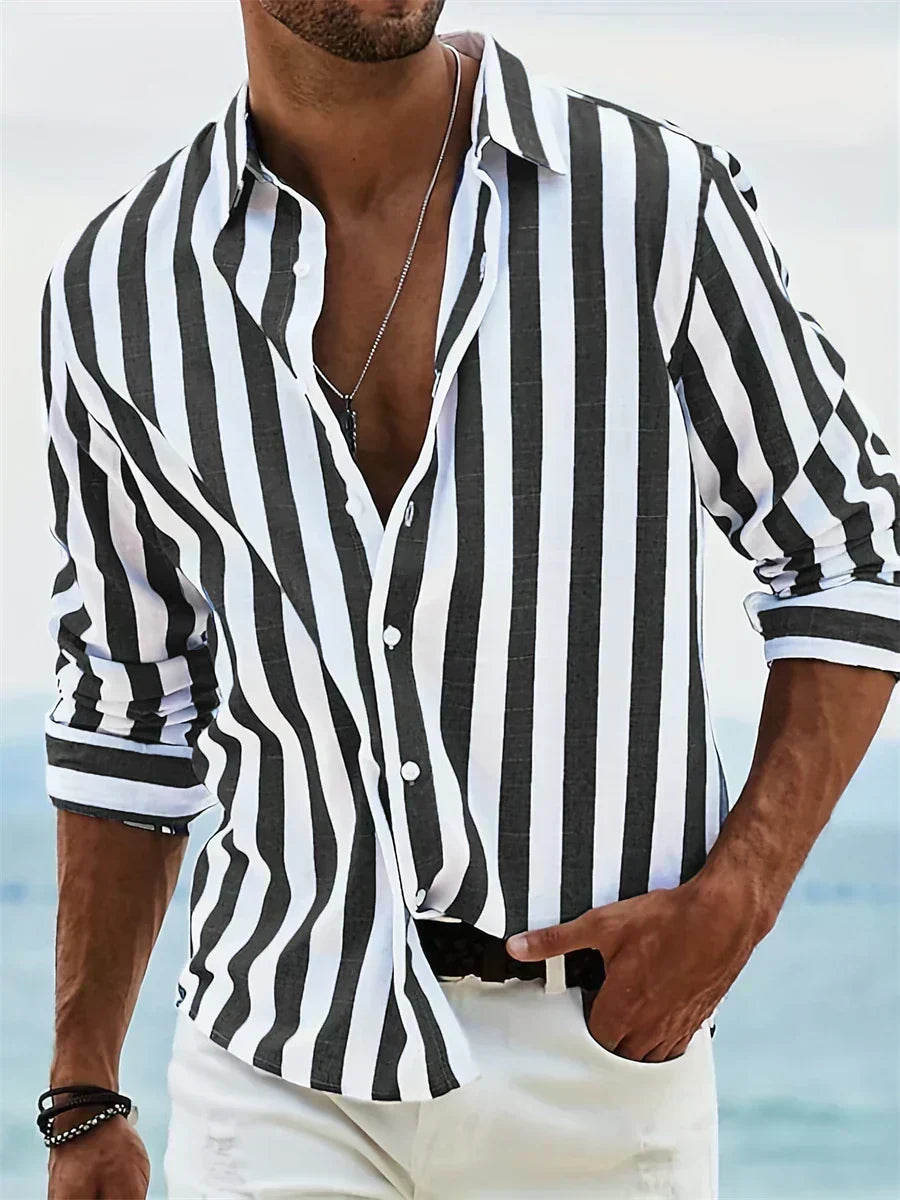 Bellagio™ | Lightweight Striped Summer Shirt