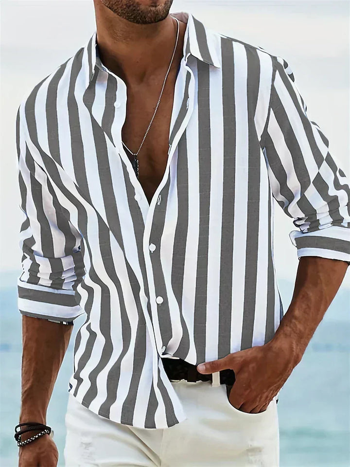 Bellagio™ | Lightweight Striped Summer Shirt