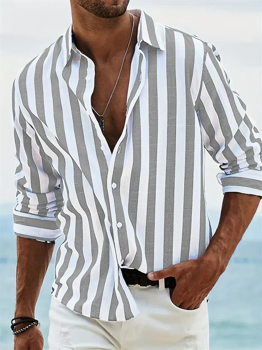 Bellagio™ | Lightweight Striped Summer Shirt