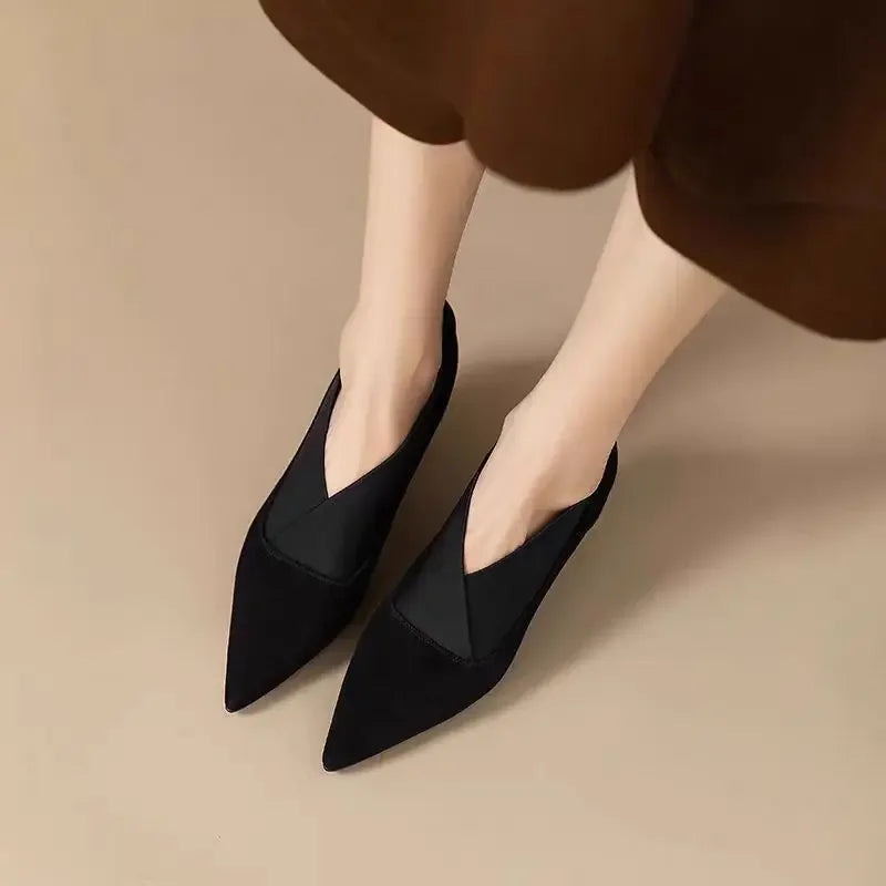 Elina Suede Heels