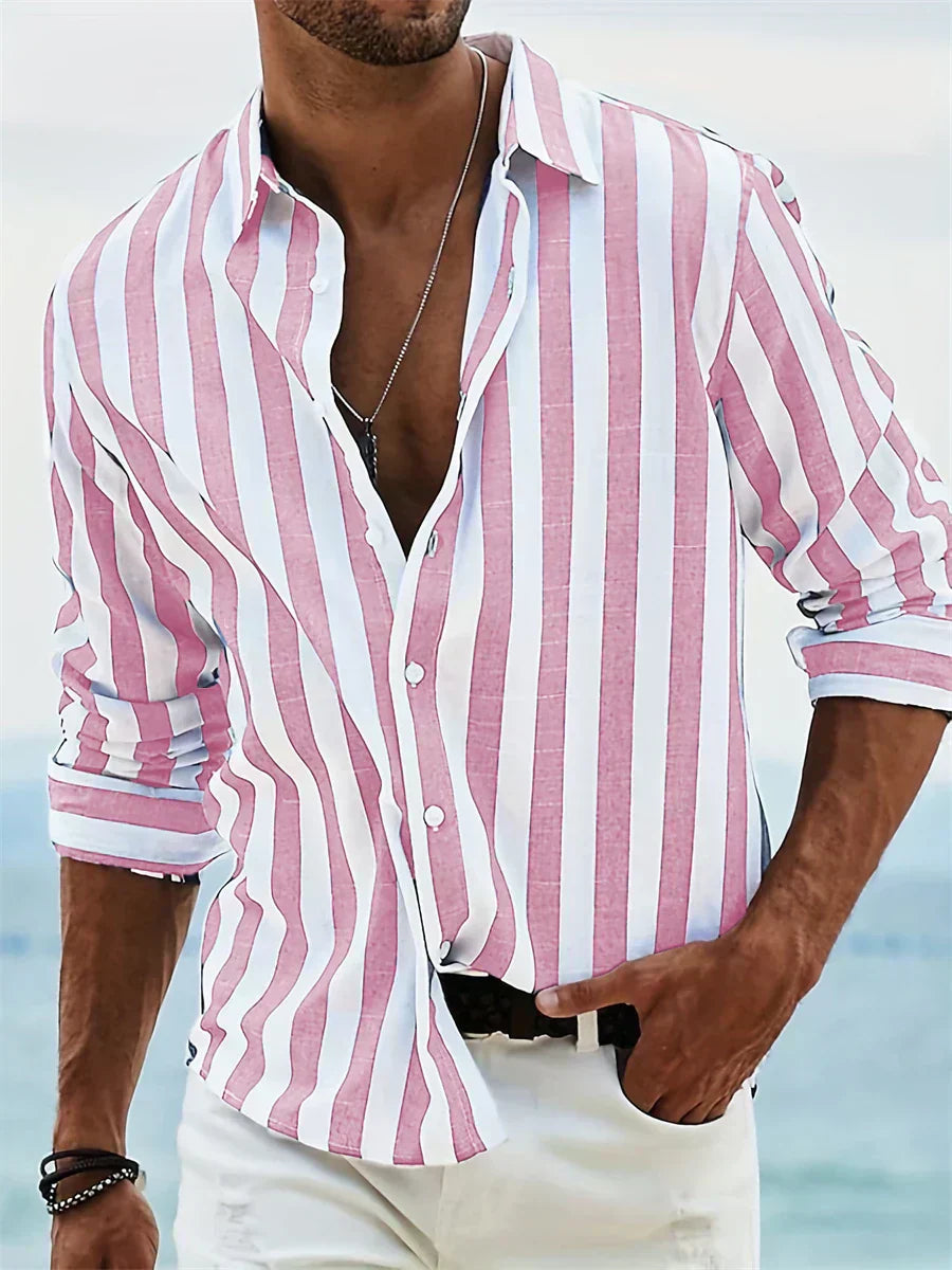Bellagio™ | Lightweight Striped Summer Shirt