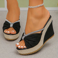 Fiorella Bow Wedges